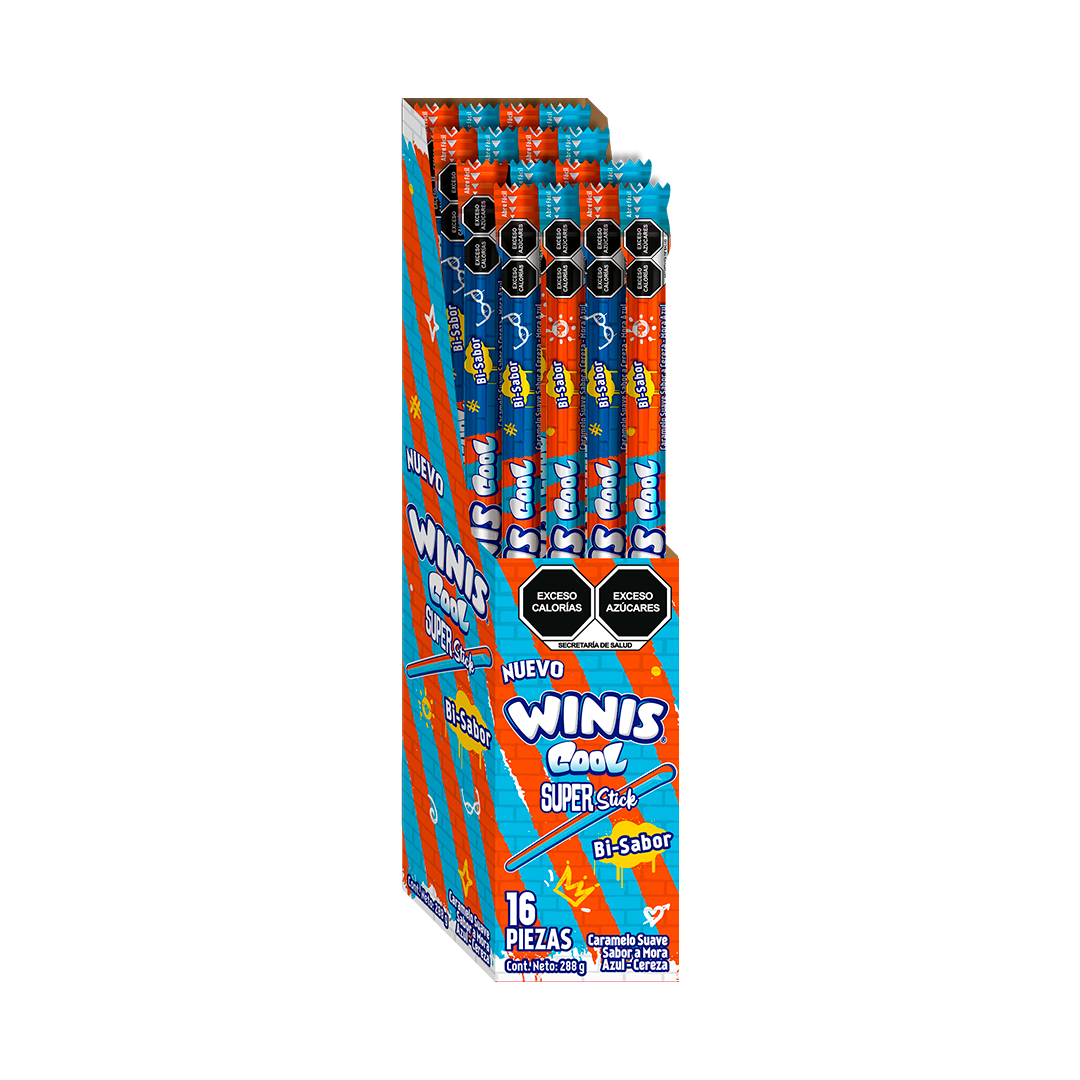 Winis Cool Stick - Display Con 16 Piezas