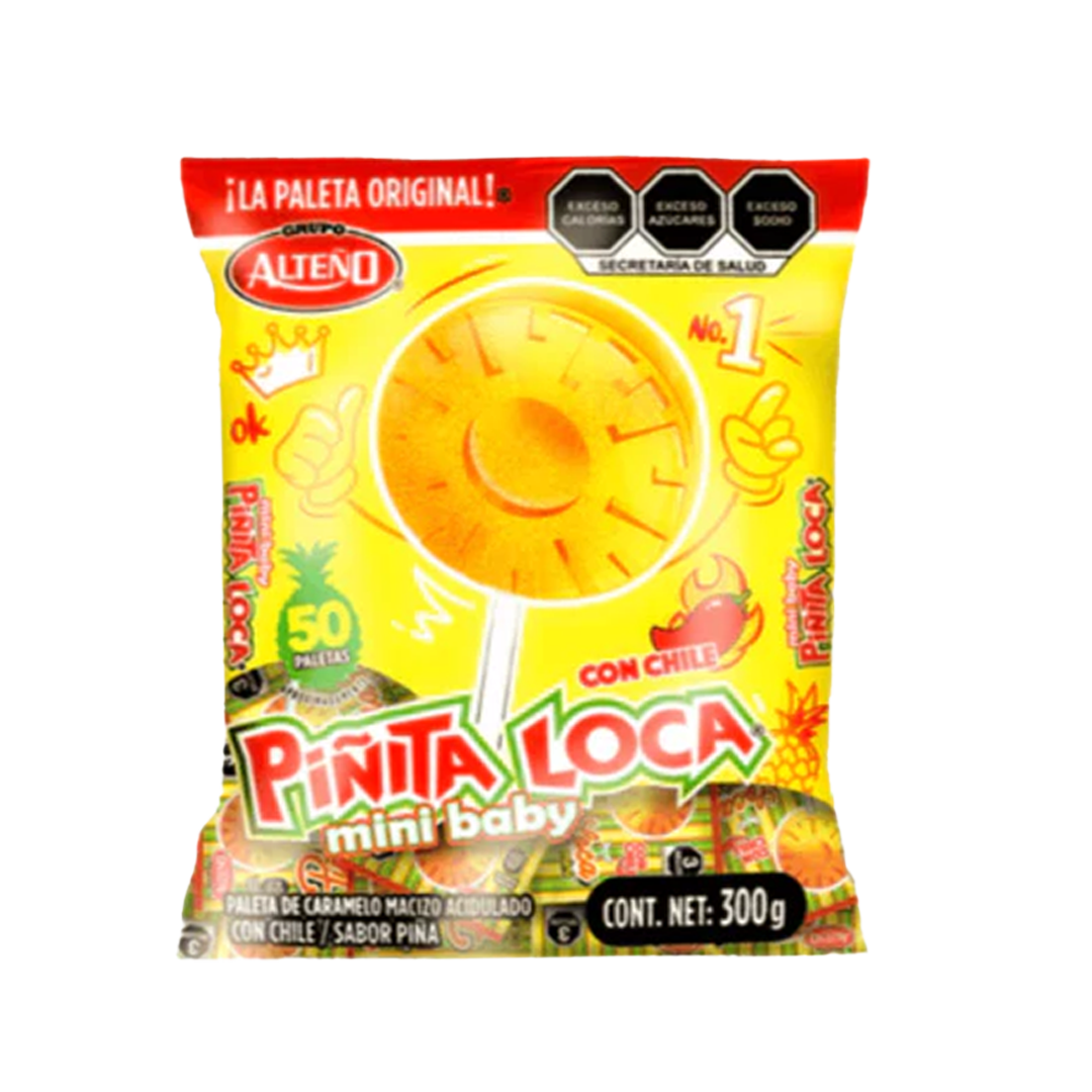Alteño Rica Mini Piñita Loca - La Bolsa Contiene 100 Piezas