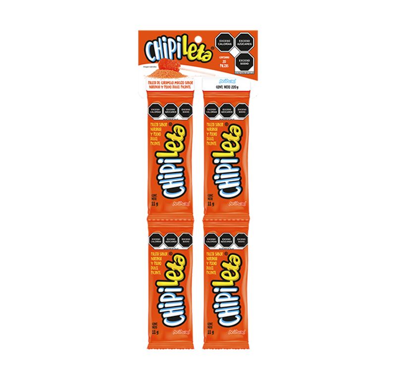 Anahuac Chipileta Naranja - La Solapa Contiene 20 Piezas