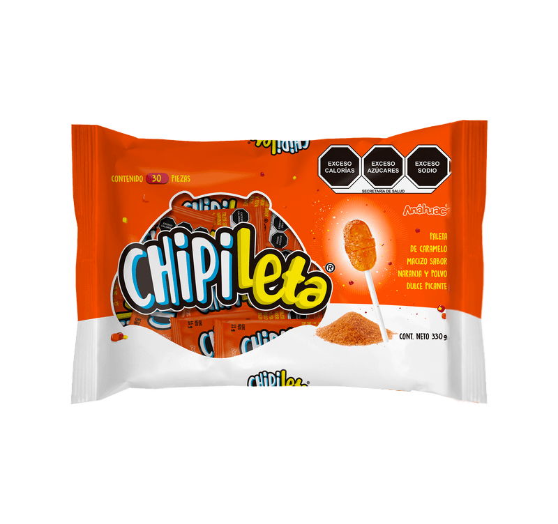 Anahuac Chipileta Naranja - La Bolsa Contiene 30 Piezas