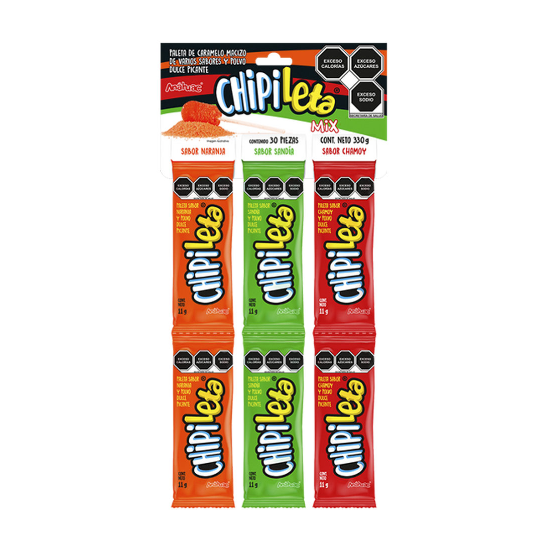 Anahuac Chipileta Mix Solapa - La Solapa Contiene 30 Piezas