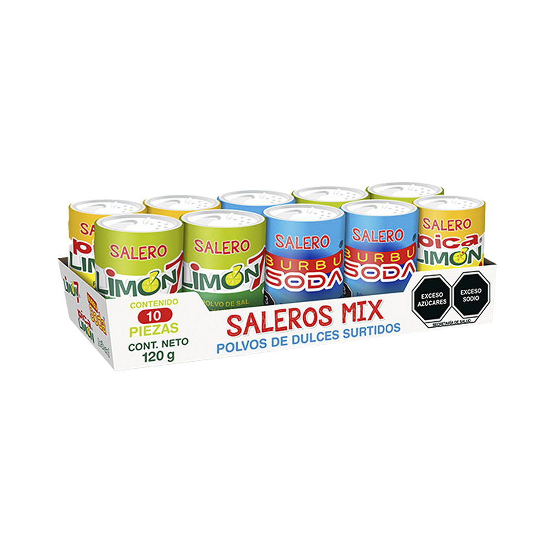 Anahuac Salero Mix - El Display Contiene 10 Piezas