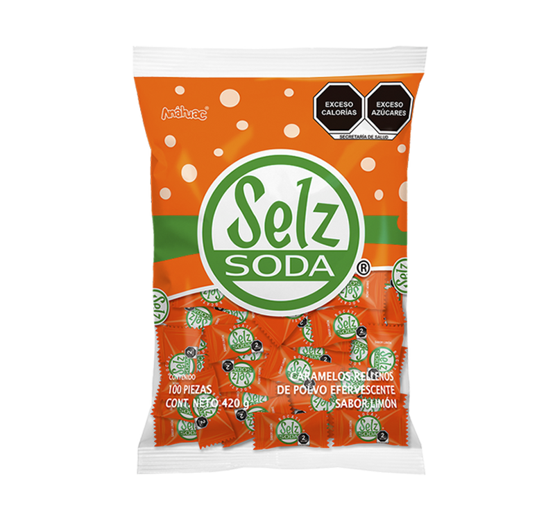 Anahuac Selz Soda Bolsa - La Bolsa Contiene 100 Piezas