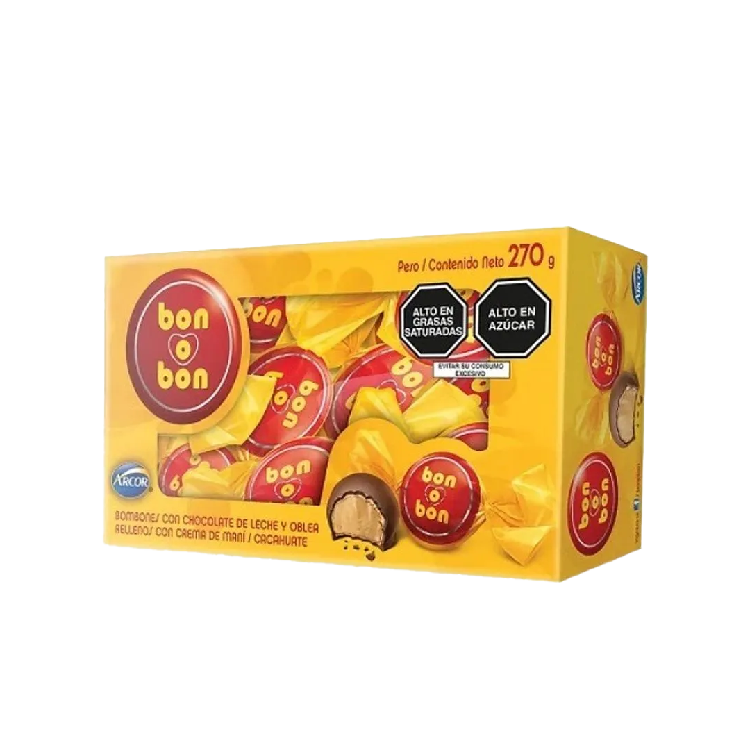 Arcor Bon o Bon Leche - El Display Contiene 18 Piezas