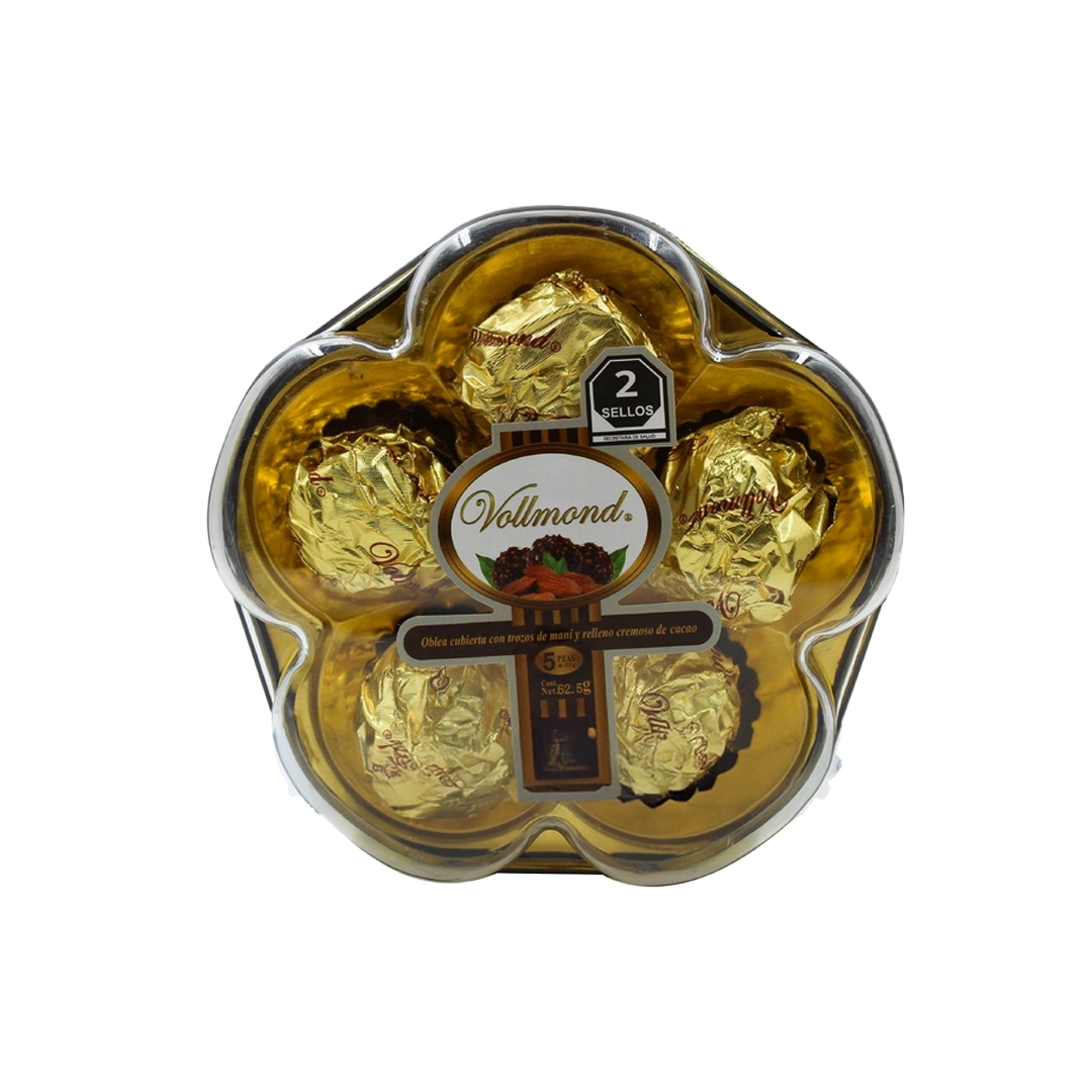 Azteca Vollmond Choco Flor - El Display Contiene 5 Piezas
