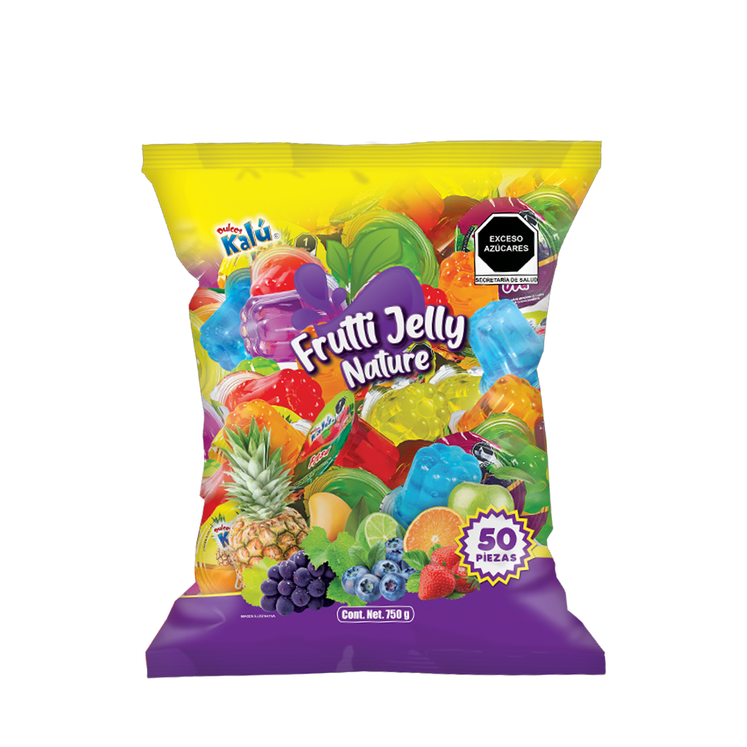 Azteca Mini Gelatina Kalu- La Bolsa Contiene 50 Piezas