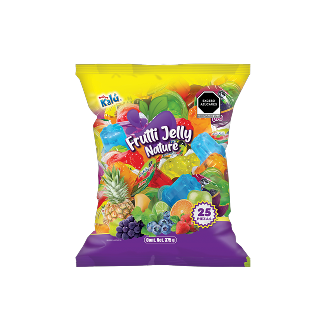 Azteca Mini Gelatina Kalu - El Display Contiene 25 Piezas
