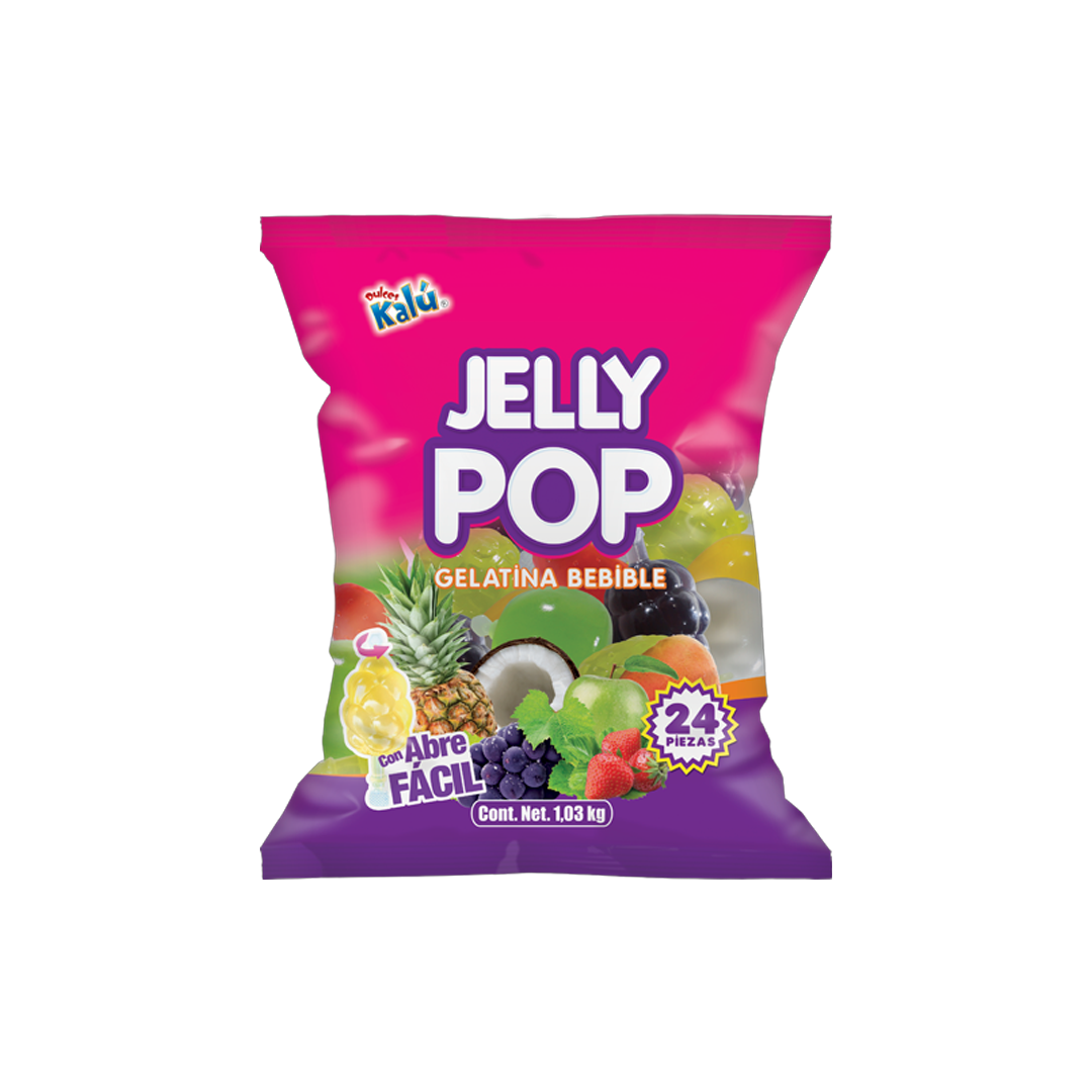 Azteca Jelly Pop Kalu - La Bolsa Contiene 24 Piezas
