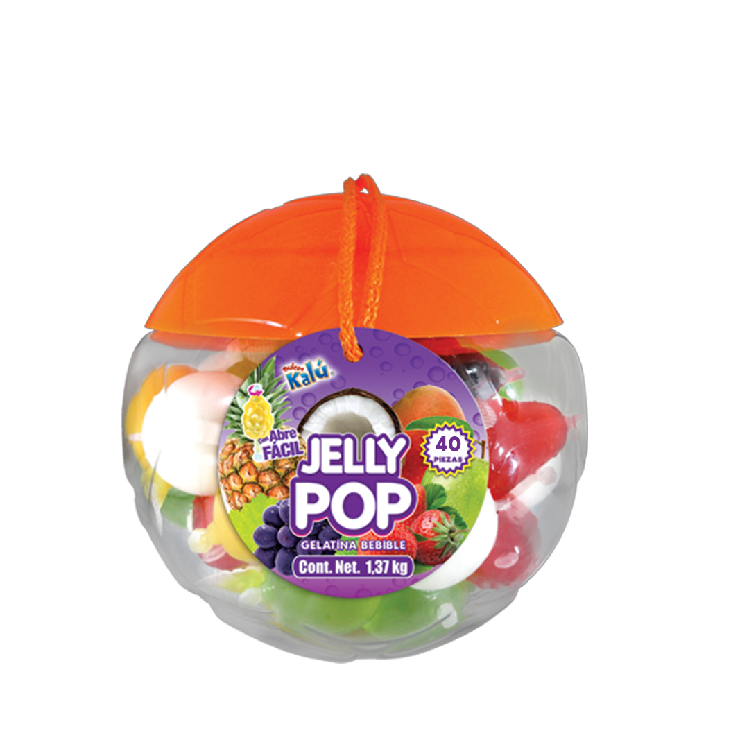 Azteca Jelly Pop Balon - El Vitrolero Contiene 6 Displays