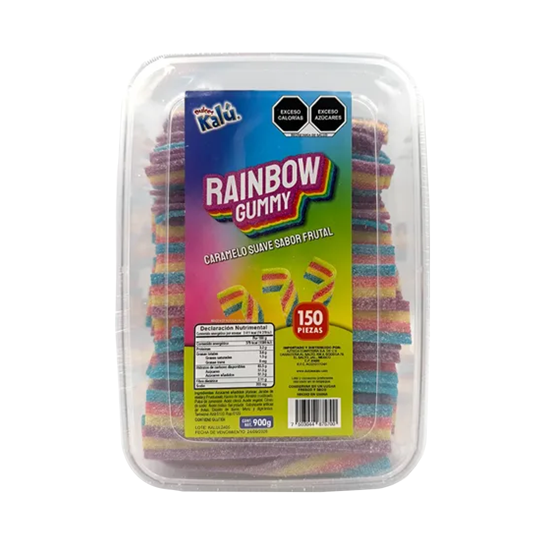 Azteca Rainbow Gummy - El Display Contiene 150 Piezas