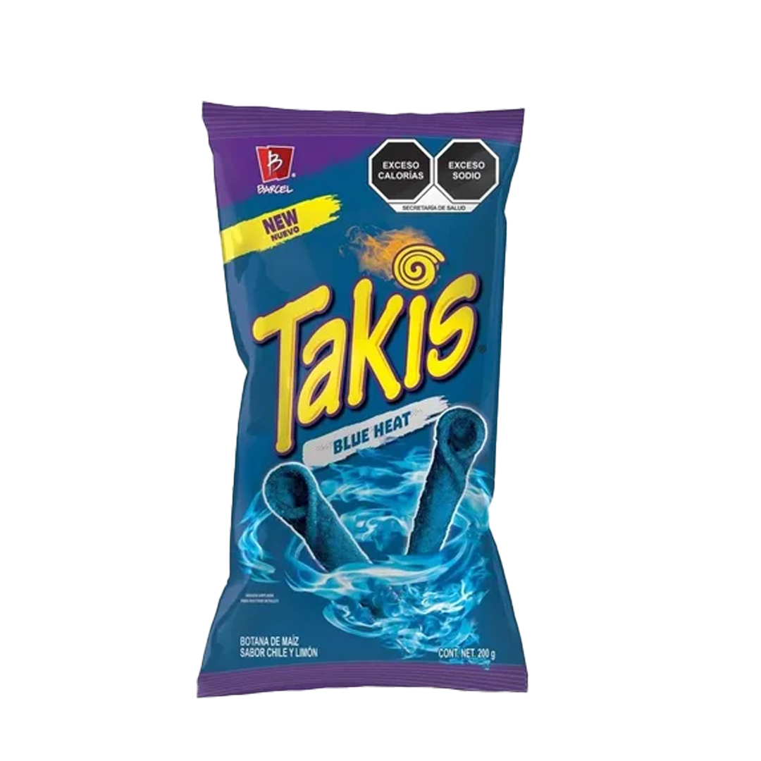Barcel Takis Blue Heat - La Bolsa Contiene 200 Gramos