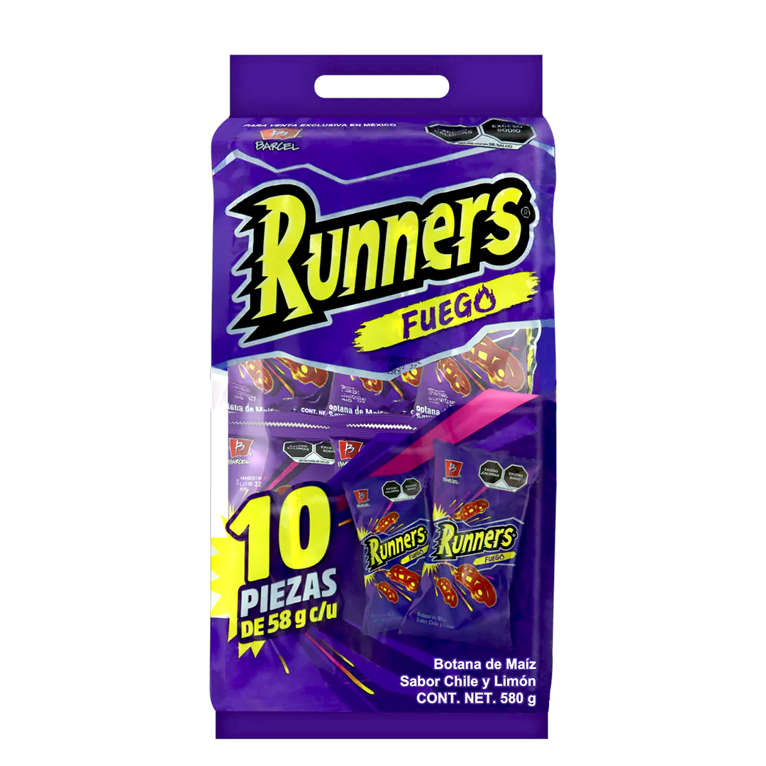 Barcel Runners Fuego - La Bolsa Contiene 10 Piezas