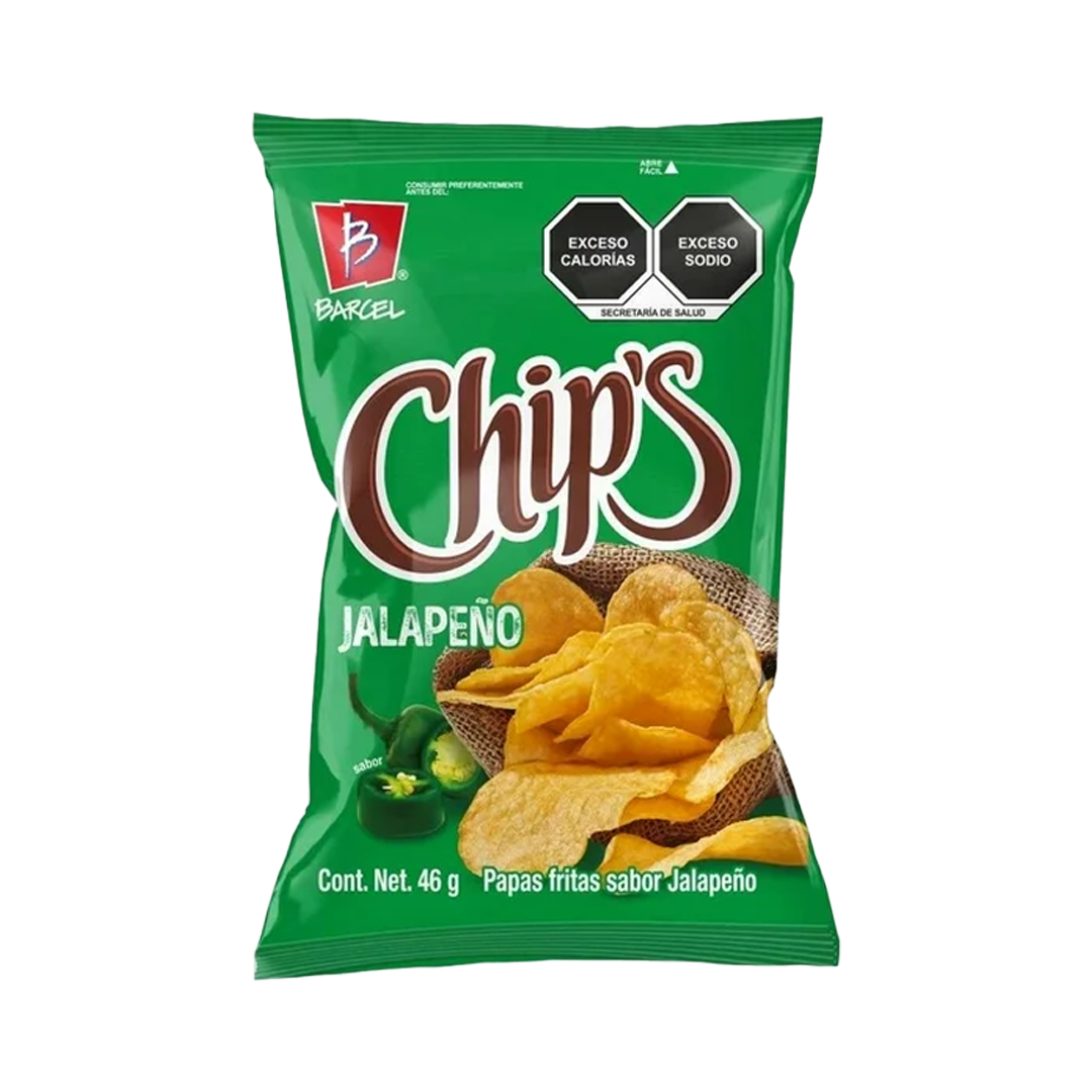 Barcel Chips Jalapeño - La Pieza Contiene 46 Gramos
