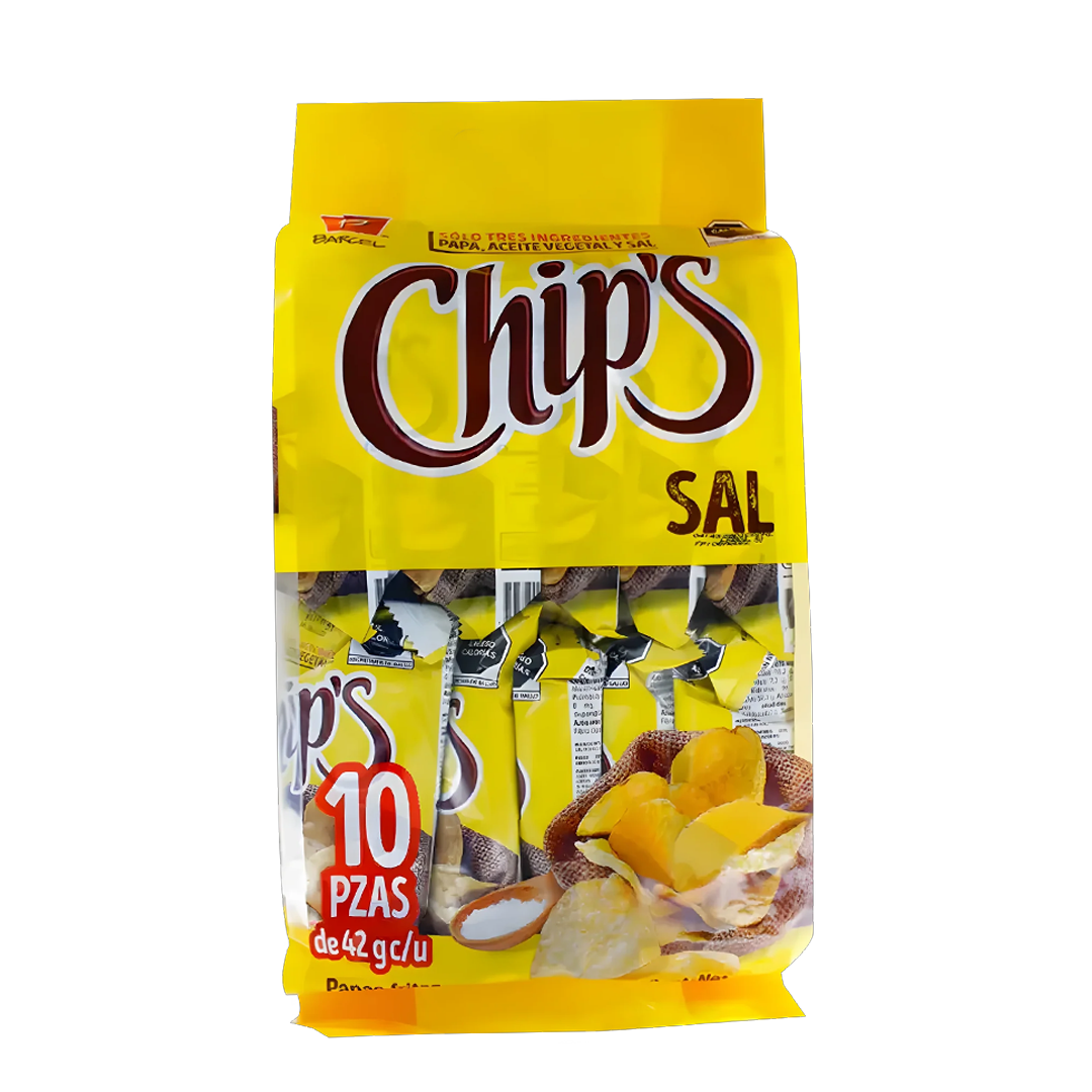 Barcel Papa Sal - La Bolsa Contiene 10 Piezas