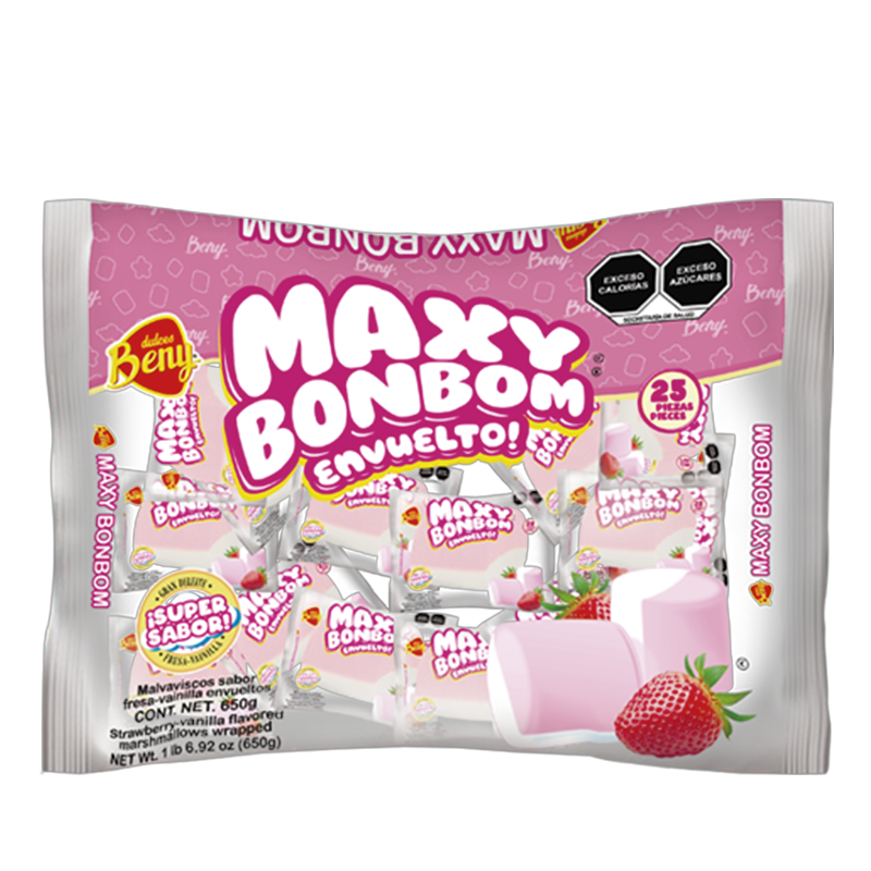 Beny Bombon Maxi Envuelto - La Bolsa Contiene 25 Piezas