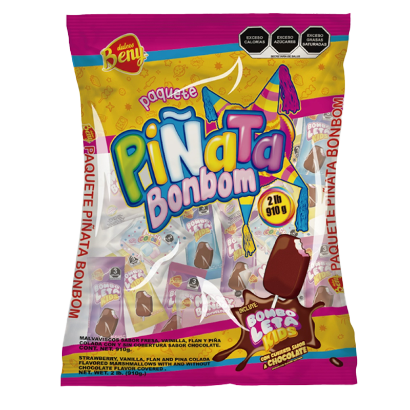Beny Paquete Piñata Bonbom - La Bolsa Contiene 910 Gramos|