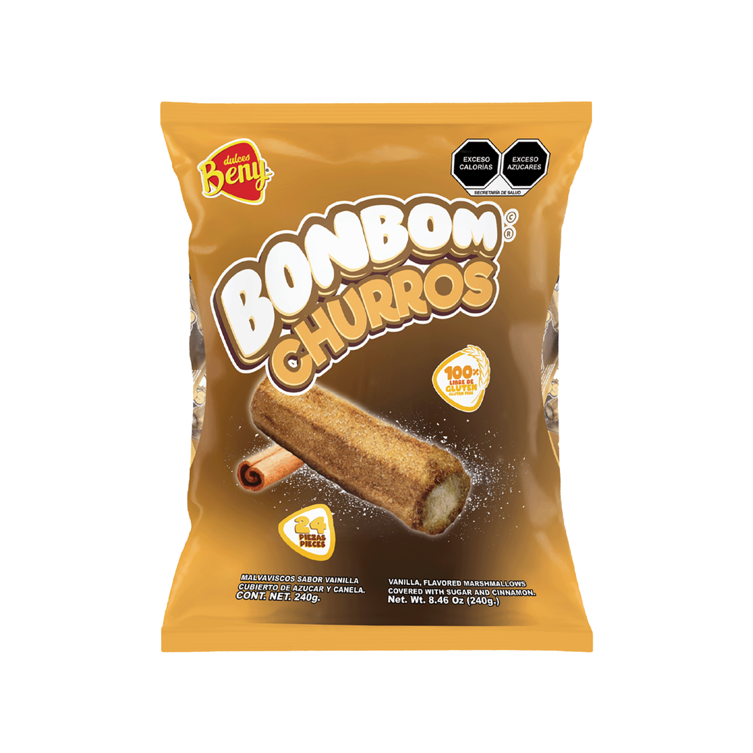 Beny Bombón Churros - La Bolsa Contiene 240 Gramos