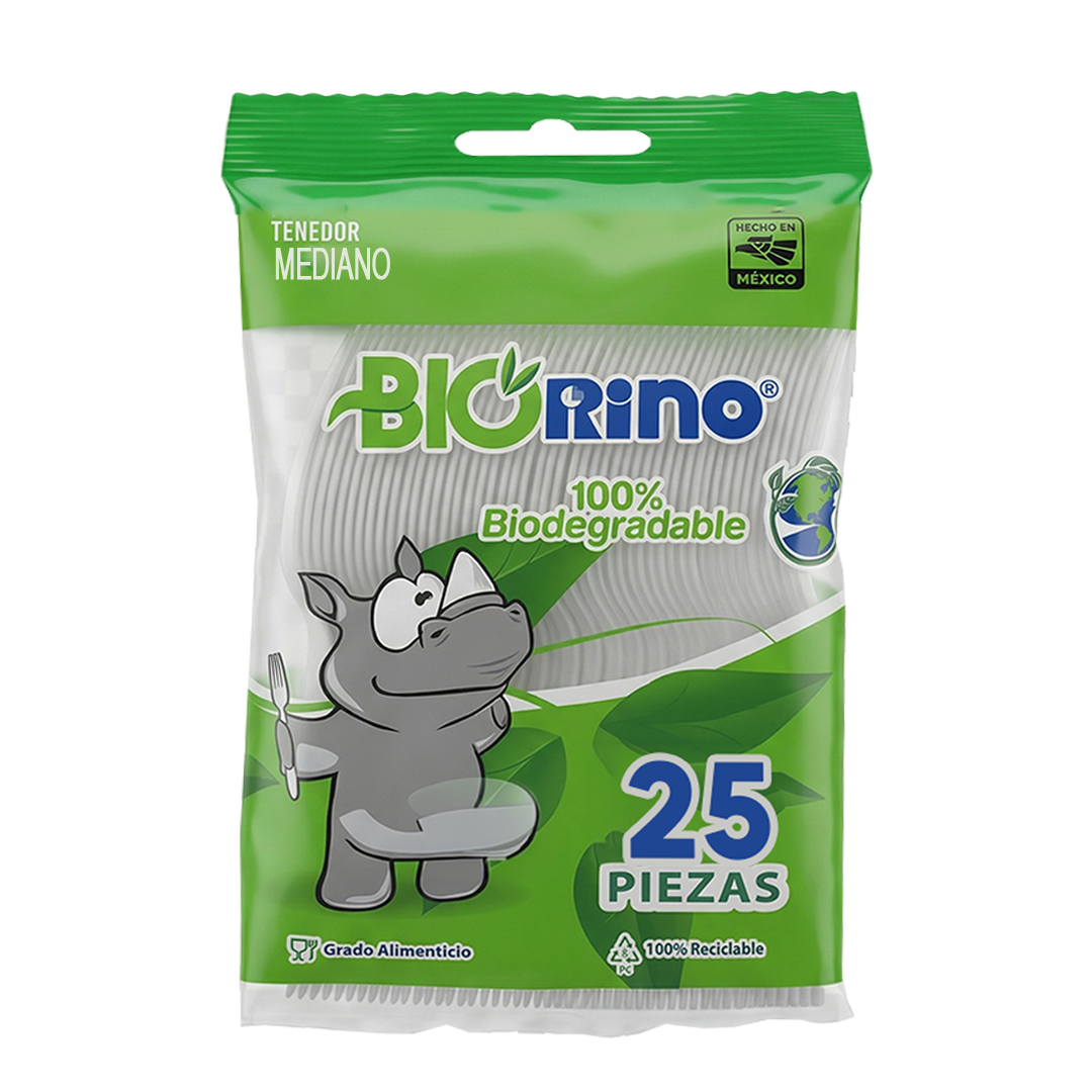 ALEXA TENEDOR BIODEGRADABLE MEDIANO 1/25PZ (CAJA:40PZAS)