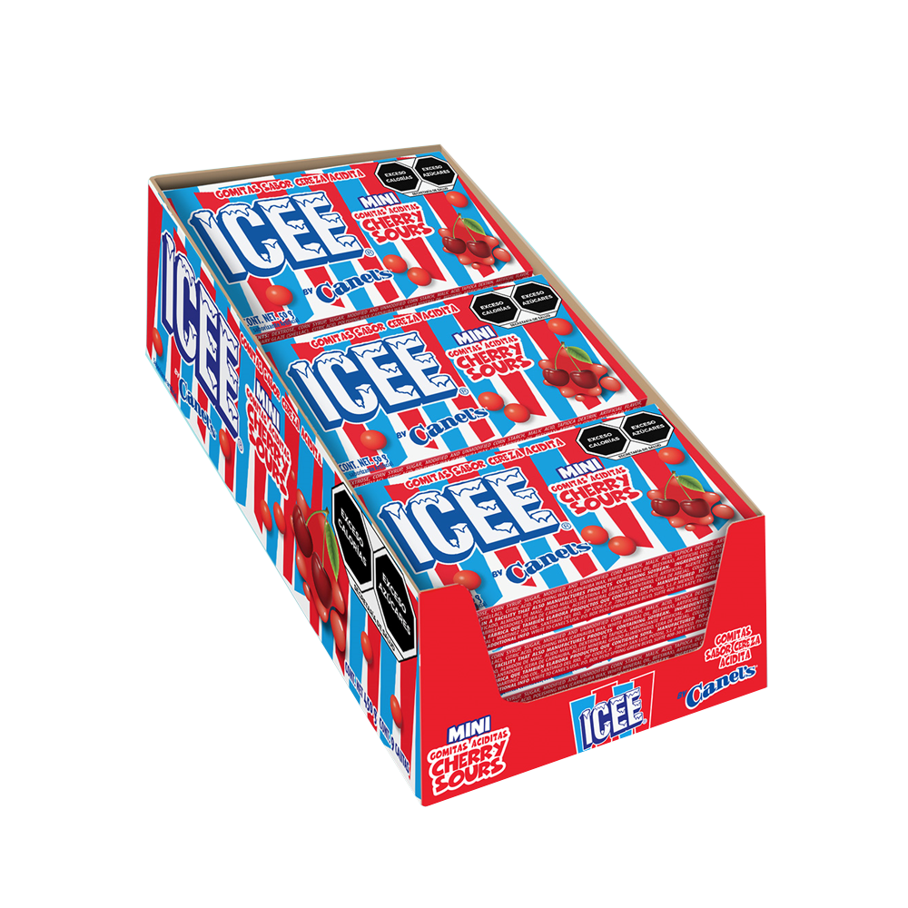 CANEL'S ICEE DP MINI CHERRY 1/9pz (Caja:24dsp)
