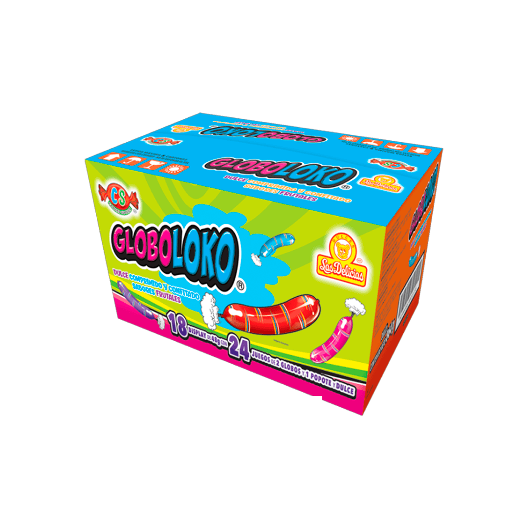 LAS DELICIAS GLOBOLOKO  1/24pzs (Caja:18dsp)