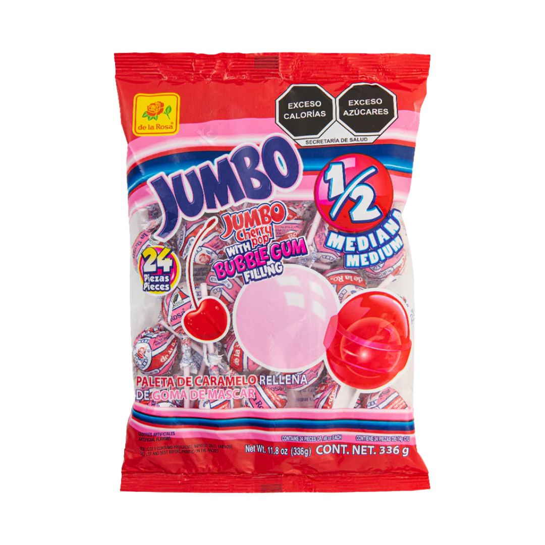 DLR PAL JUMBO CEREZA 1/50pz (Caja:12dsp)