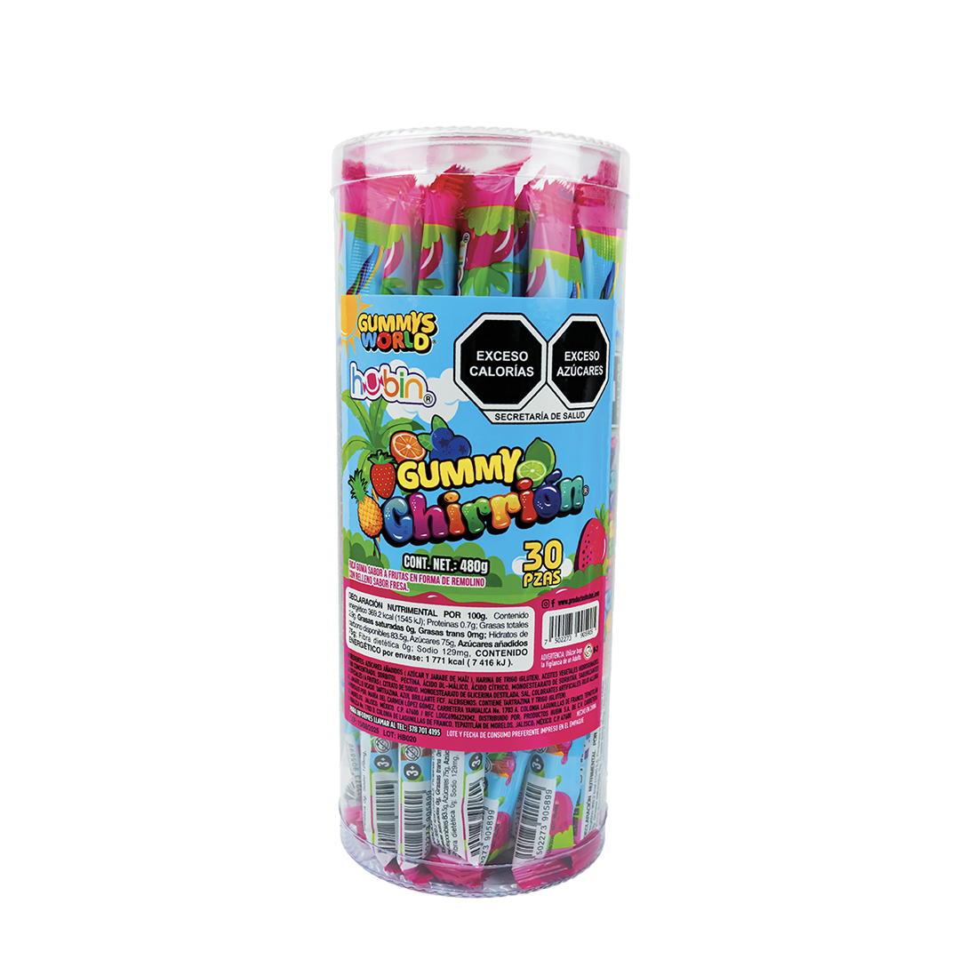 HUBIN GUMMY GREÑAS 1/900gr (Caja:12pzs)