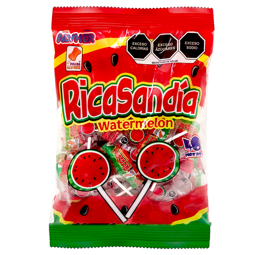 Alvher Paleta Ricasandia - La Bolsa Contiene 40 Piezas