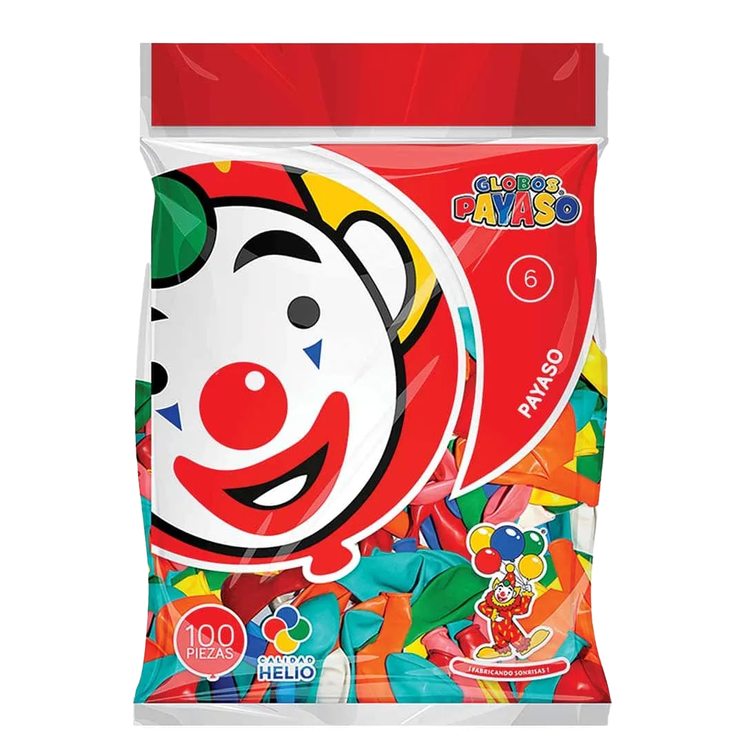 SELECTAS PAYASO #6 SDO 1/100pz (Caja:25dsp)