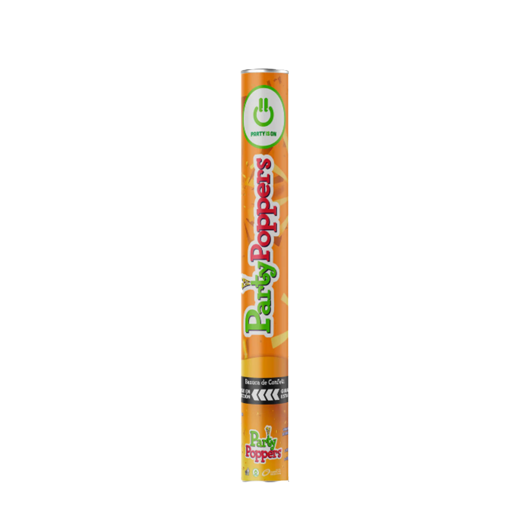 FS PARTY POPPERS ESTRELLA DORAD  40 CM 1 (CAJA:72PZAS)