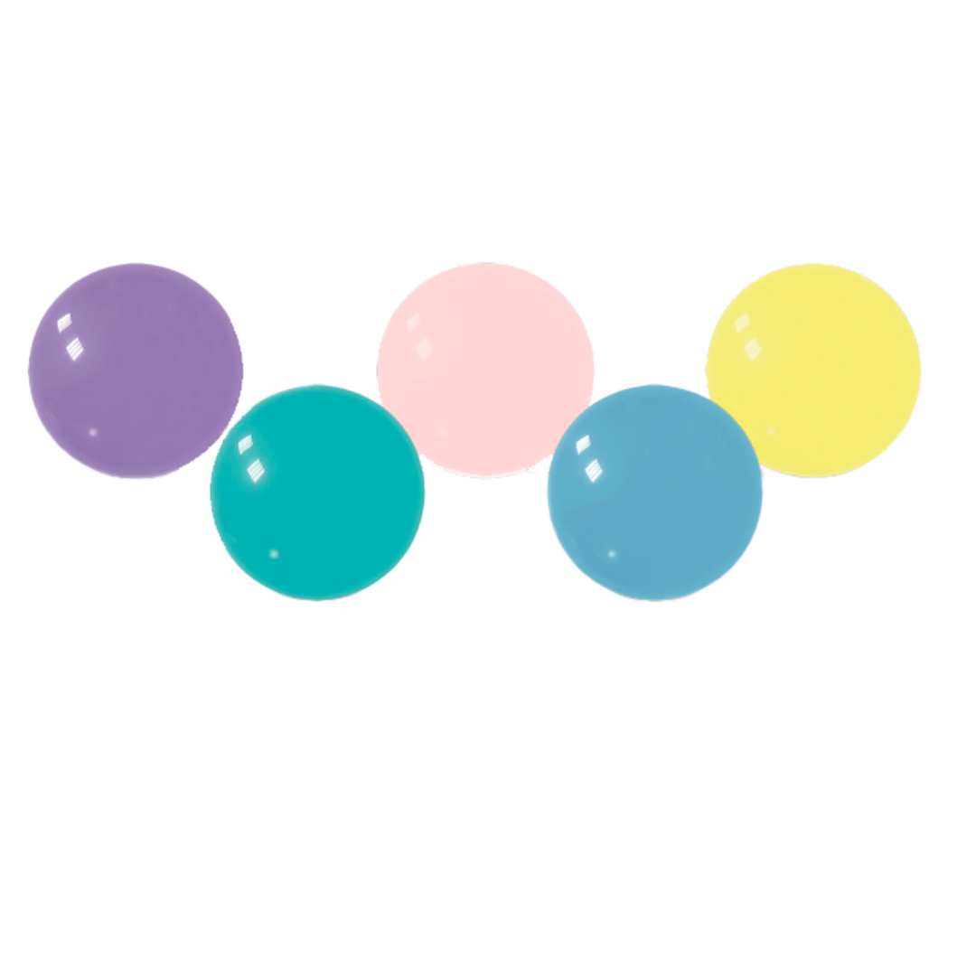 SELECTAS PELOTA  LISA MACARON 6pz (Caja: 50dsp)