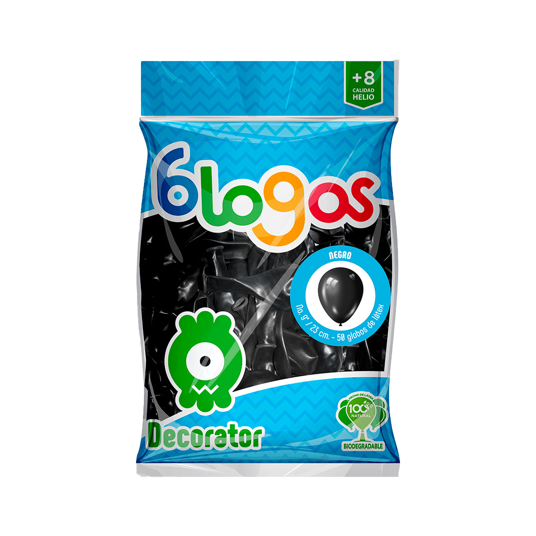 BLOGOS GLOBO DEC. NO. 9 10/50 NEGRO