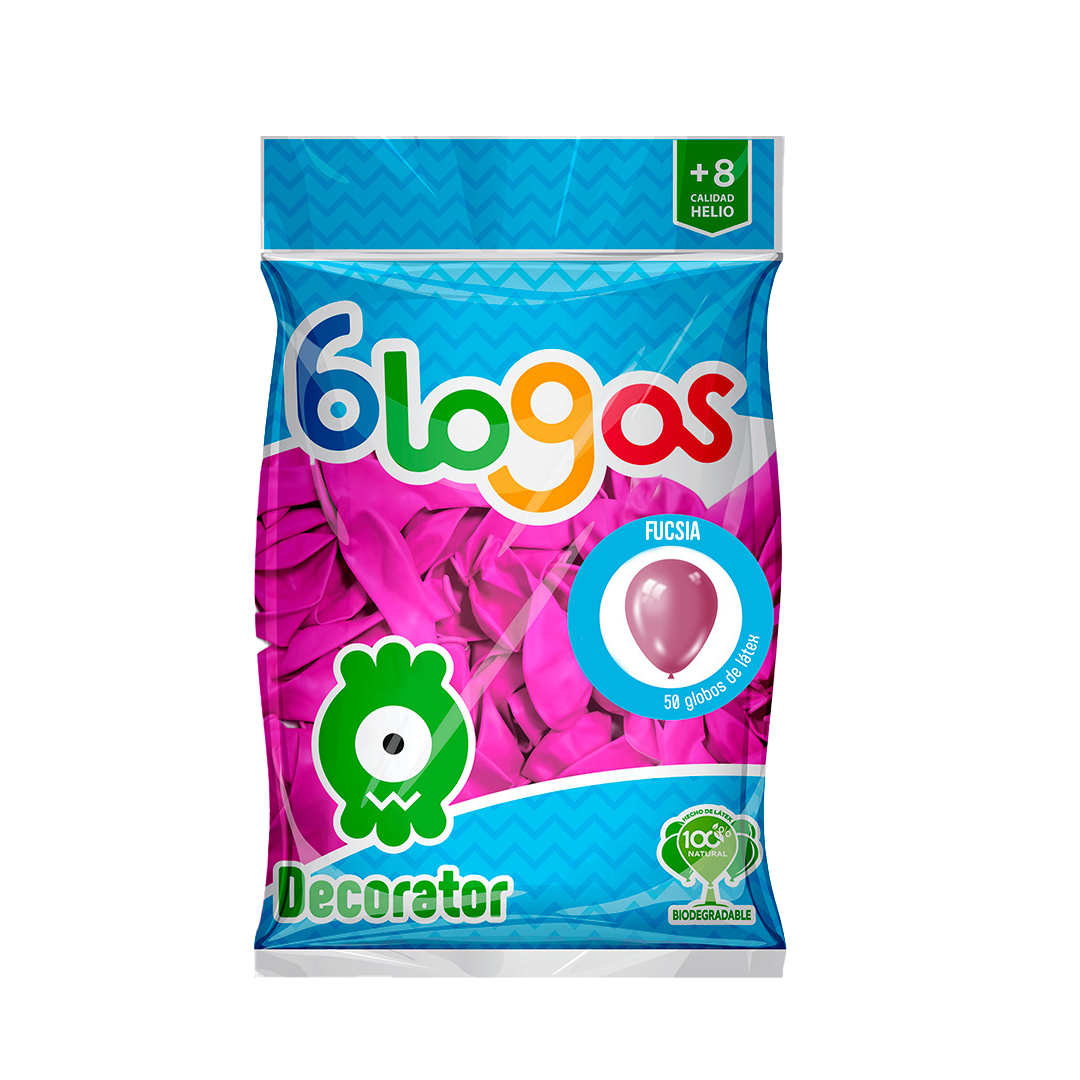 BLOGOS GLOB ROSA FUCSIA #7 1/50pz (Caja:10dsp)