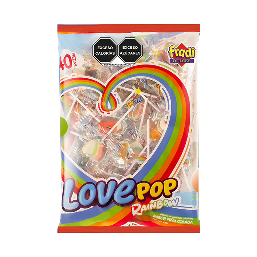FRADI PAL LOVE POP RAINBOW 1/40pz (Caja:24dsp)