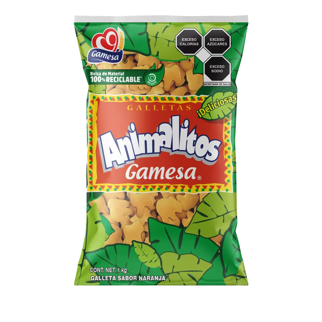 GAMESA ANIMALITOS 1/1K (Caja:6pzs)