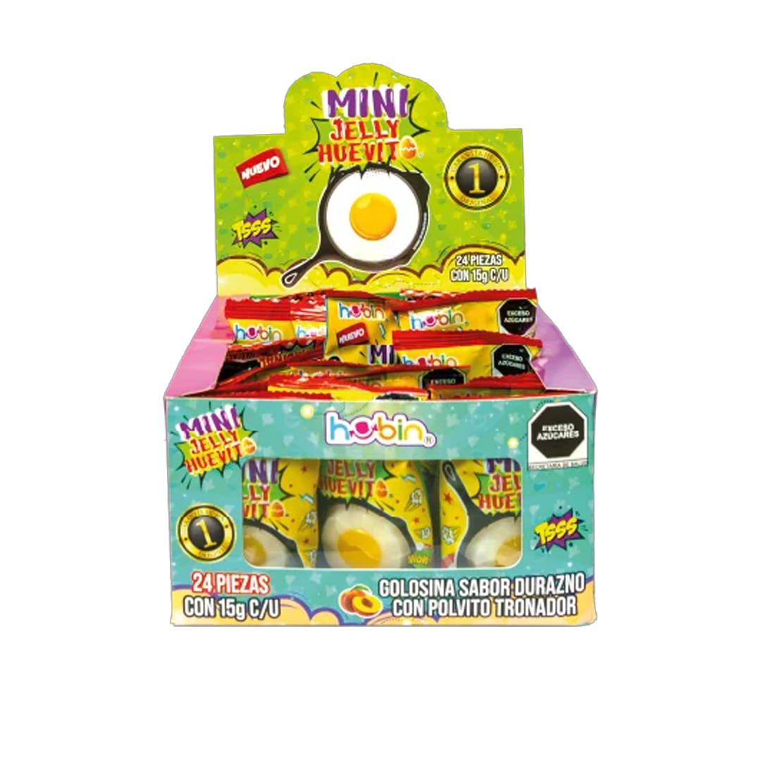HUBIN MINI JELLY HUEVITO 1/20pzs (Caja:12dsp)
