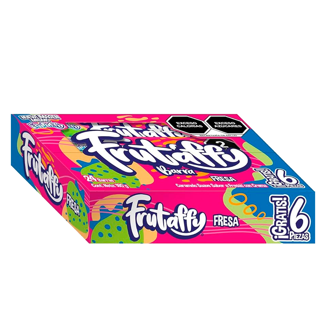 Winis Frutaffy Fresas Con Crema - Display con 24 Piezas + 6 Piezas Gratis