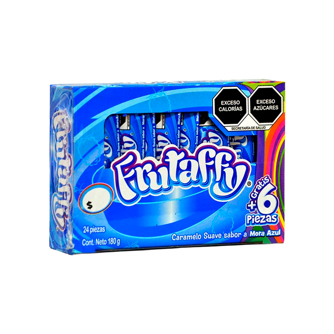 Winis Frutaffy Mora - Display Con 24 Piezas + 6 Piezas Gratis