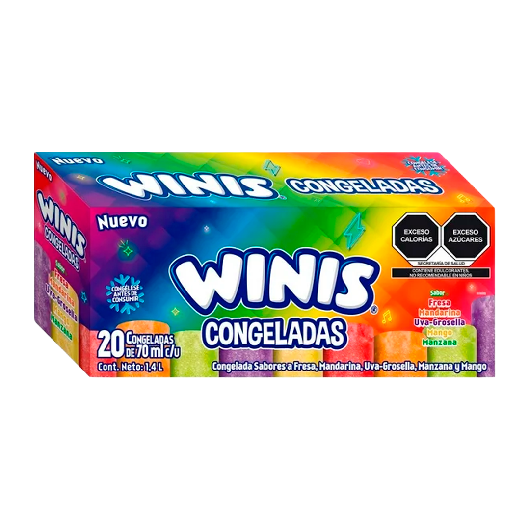 Winis Congeladas - La Bolsa Contiene 10 Piezas