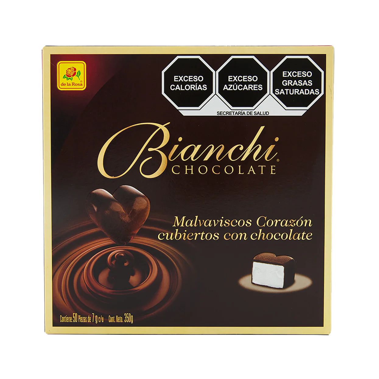 DLR MALV CORAZON CHOC 1/50pz (Caja:20dsp)