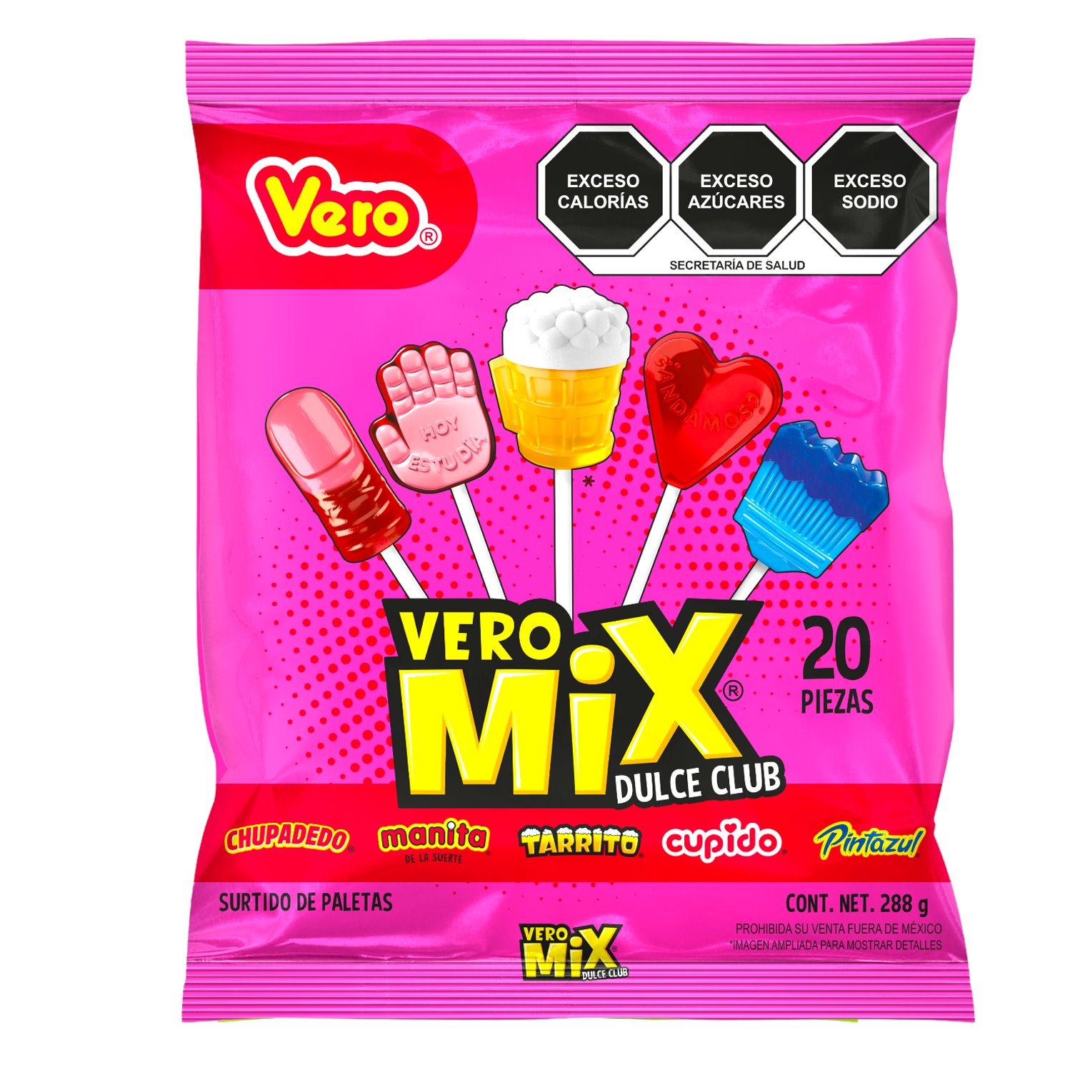 VERO MIX DULCE CLUB 312grs 1/10pzs (Caja:24bls)