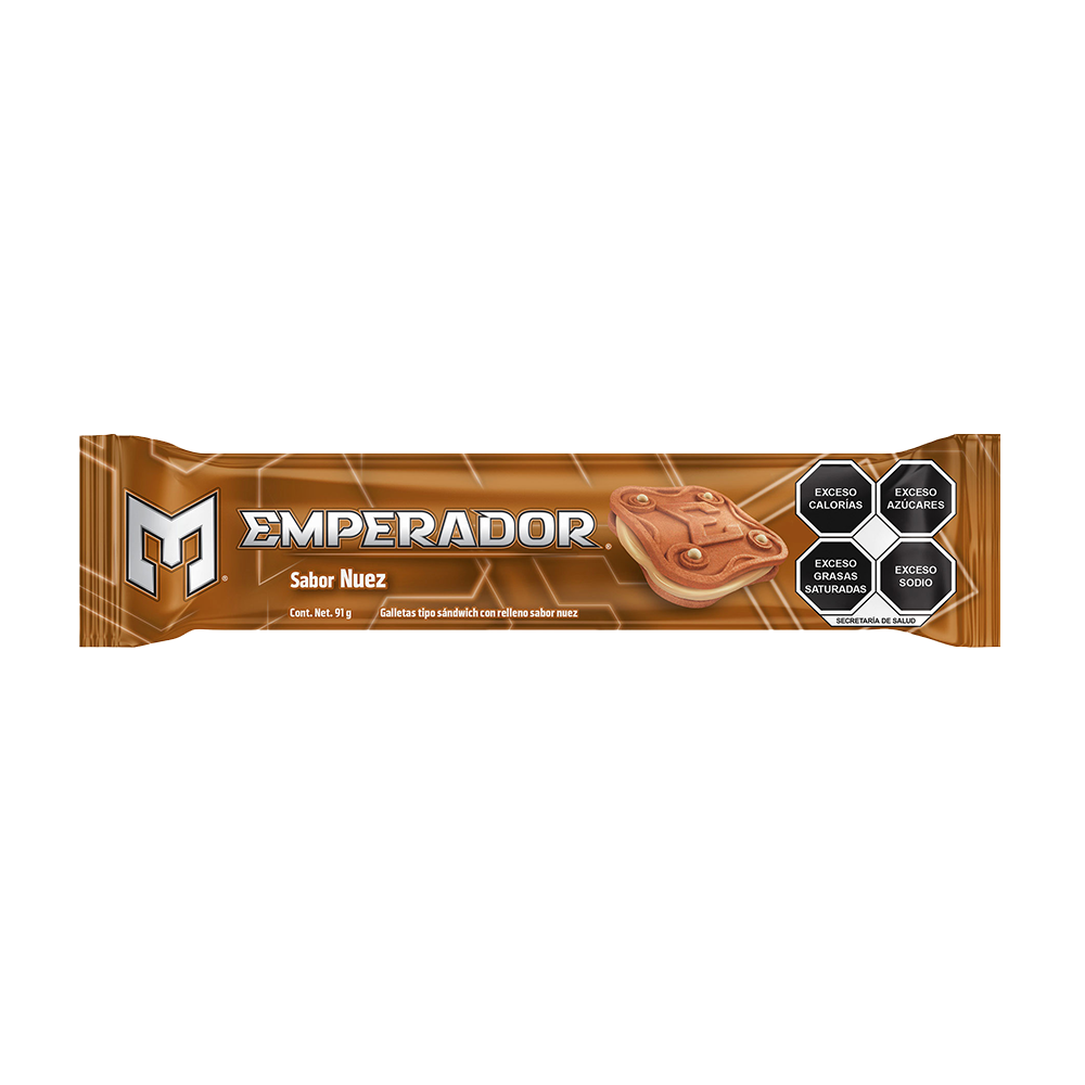GAMESA EMPERADOR NUEZ 4/91GRS (Caja: 4paq)