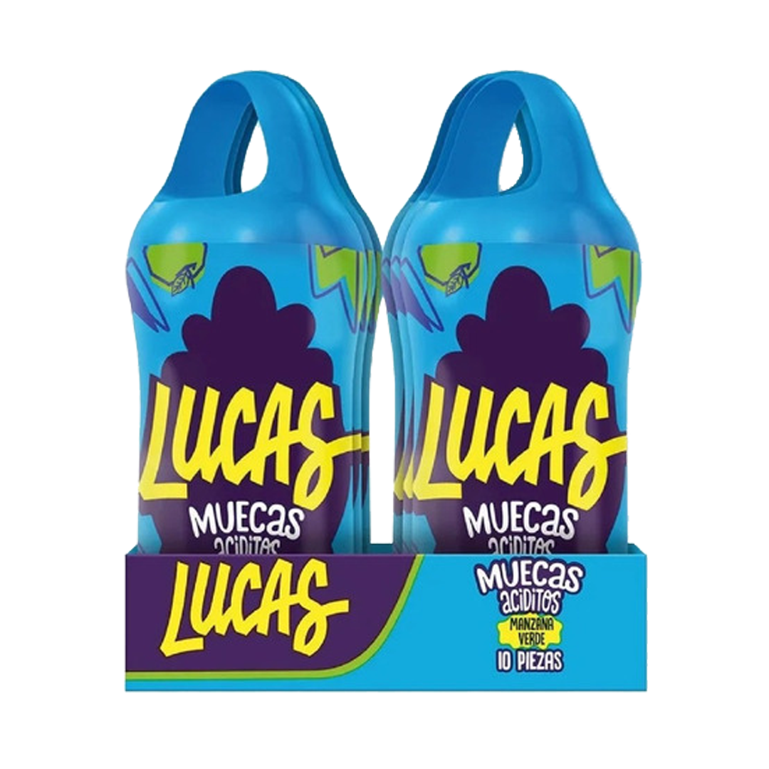 LUCAS GUSANO ACIDITO 1/10pzs (Caja:30dsp)