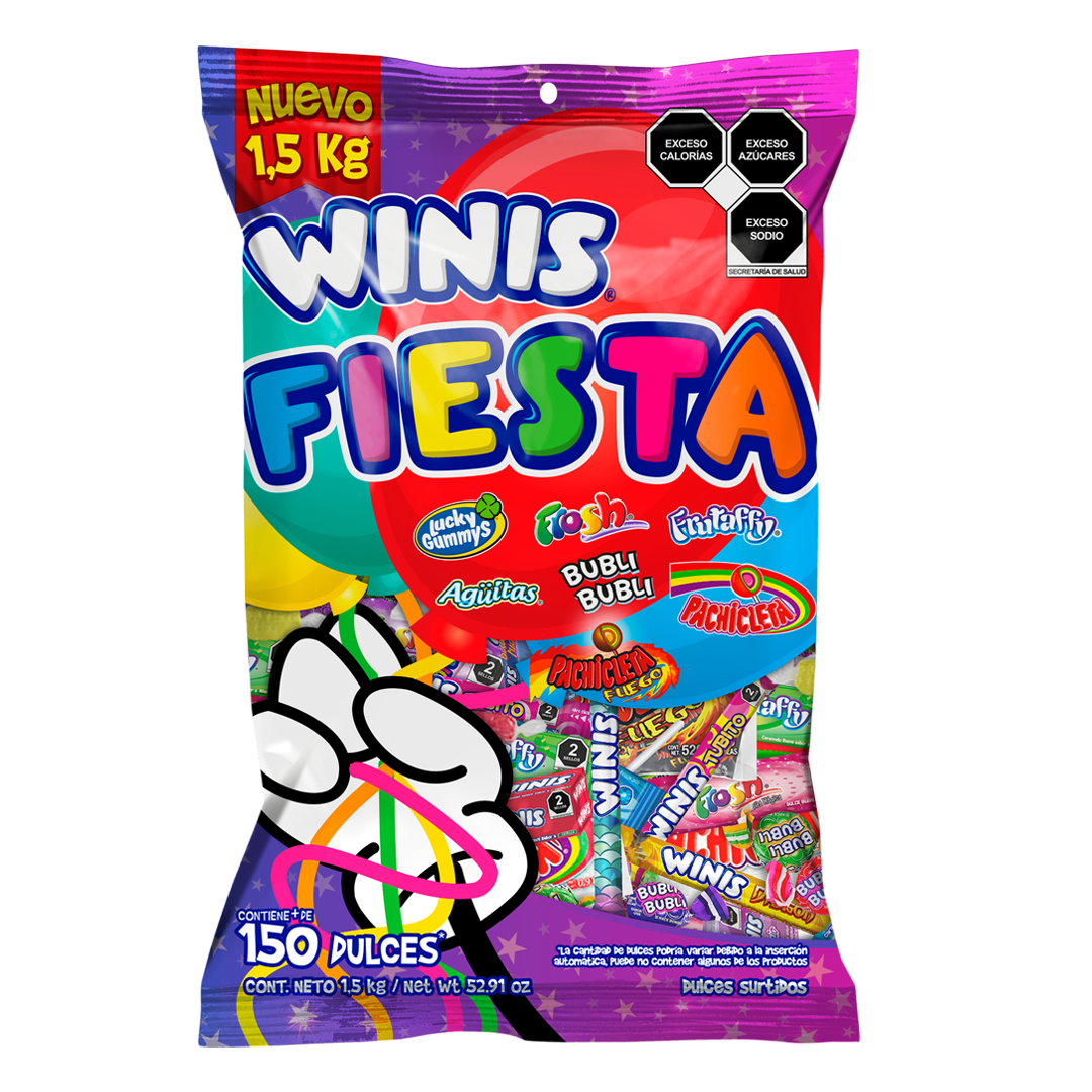 Winis Fiesta - La Bolsa Contiene 1.5 Kilogramos